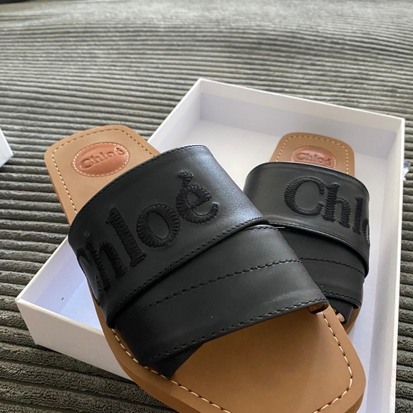 【関税&送料込】Chloe Sandals Black Chloe | Shoes | Black Leather Chloe Sandals | Poshmark
